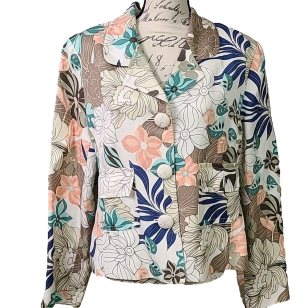Doncaster Size 18 Linen and Silk Jacket
